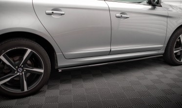Тюнінгові накладки на пороги Volvo XC60 Mk1 R-Design рестайл фото