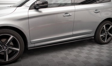 Тюнінгові накладки на пороги Volvo XC60 Mk1 R-Design рестайл фото