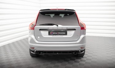 Центральна накладка на задній бампер Volvo XC60 Mk1 R-Design рестайл фото