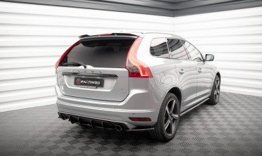 Бічні накладки на задній бампер Volvo XC60 Mk1 R-Design рестайлінг фото