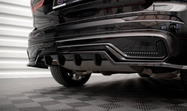 Нижняя накладка на задний бампер Volvo XC60 Mk2 R-Design послерестайл фото