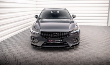 Тюнінгова накладка під передній бампер Volvo V90 Mk2 версія R-Design фото