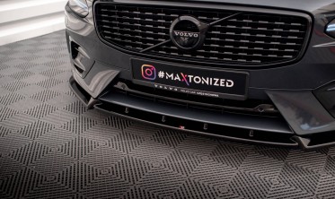 Тюнінгова накладка під передній бампер Volvo V90 Mk2 версія R-Design фото