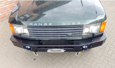 Силовой  передний бампер с креплением лебедки HD5 Range Rover P38A  фото