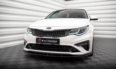 Дифузор на передній бампер Kia Optima Mk4 рестайл вер. 2 фото