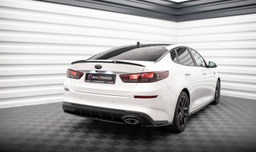 Тюнінгова накладка на задній бампер Kia Optima Mk4 рестайлінг фото