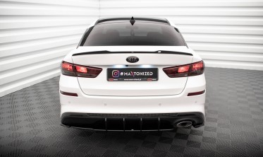 Боковые накладки на задний бампер Kia Optima Mk4 рестайл фото