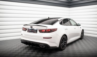 Боковые накладки на задний бампер Kia Optima Mk4 рестайл фото