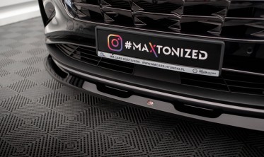 Тюнинговая накладка под передний бампер Hyundai Tucson Mk4 вер. 1 фото