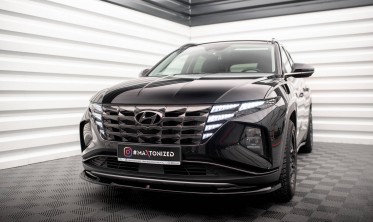 Тюнинговая накладка под передний бампер Hyundai Tucson Mk4 вер. 1 фото