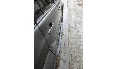Пороги з отворами Toyota Land Cruiser Prado J120 фото