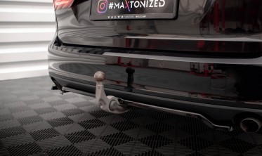 Центральна накладка на задній бампер Volvo V90 Mk2 вер. 2 фото