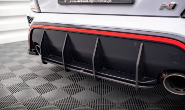 Центральный диффузор на задний бампер Street Pro Hyundai Kona N Mk1 фото