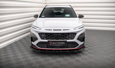 Передняя накладка на бампер Hyundai Kona N Mk1 вер. 2 фото