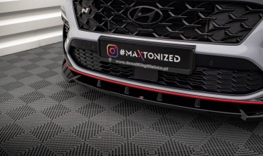 Передняя накладка на бампер Hyundai Kona N Mk1 вер. 2 фото