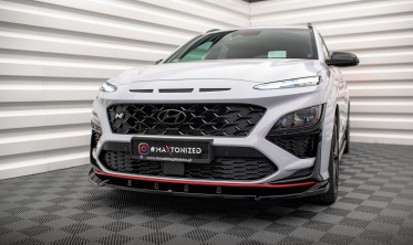 Передняя накладка на бампер Hyundai Kona N Mk1 вер. 2 фото