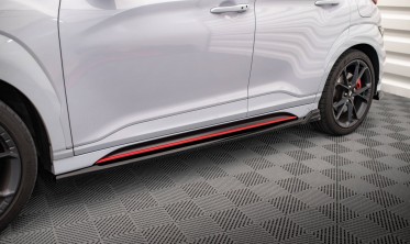 Листвы под боковые пороги Hyundai Kona N Mk1 вер. 2 фото