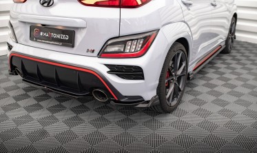 Тюнінг накладки на край заднього бампера Hyundai Kona N Mk1 вер. 2 фото