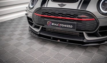 Нижняя накладка на передний бампер Mini Cooper Clubman JCW F54 2015-2019 вер. 2 фото