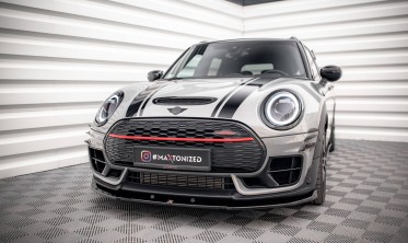 Нижняя накладка на передний бампер Mini Cooper Clubman JCW F54 2015-2019 вер. 2 фото