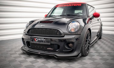 Тюнинговая накладка на передний бампер Mini Cooper R56 John Cooper Works вер. 2 фото