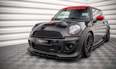 Нижняя накладка на передний бампер Mini Cooper R56 John Cooper Works вер. 3 фото