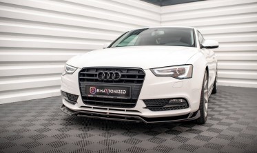 Нижняя накладка на передний бампер Audi A5 Coupe 8T рестайл вер. 2 фото