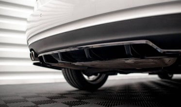 Тюнинговая накладка на задний бампер Audi A5 Coupe 8T рестайл фото