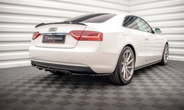 Тюнинговая накладка на задний бампер Audi A5 Coupe 8T рестайл фото