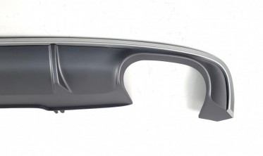 Дифузор для заднього бампера S-line для Audi A4 B9 (пластик) фото