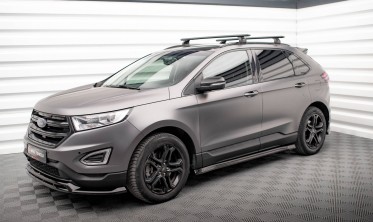 Тюнинговые накладки (листвы) под пороги Ford Edge Mk2 / Edge Mk2 ST рест. фото