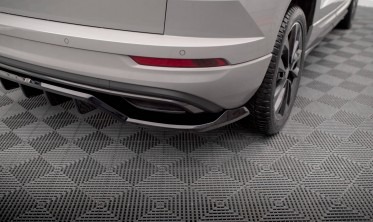 Тюнинг накладка на задний бампер Skoda Karoq Mk1 рестайл версия Sportline фото
