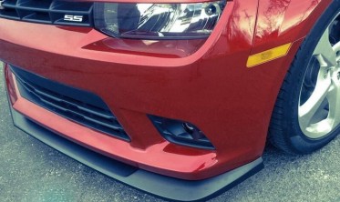 Дифузор переднього бампера Chevrolet Camaro 5 (2014-2015 ss) ik style 2 фото