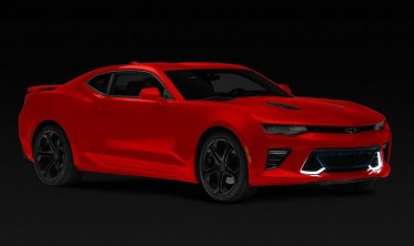 Решітка в бампер Chevrolet Camaro (2016-2018 SS) 50th Anniversary led фото