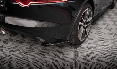Бічні накладки на задній бампер Jaguar F-Type Mk1 післярестайл фото