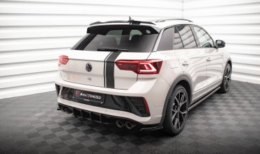Центральна накладка заднього бампера Street pro VW T-Roc MK1 рестайл R версія фото