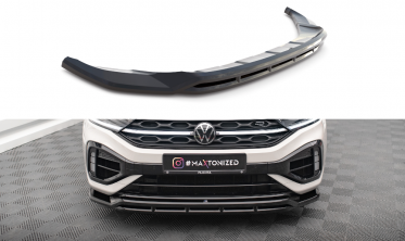 Тюнинговая накладка под передний бампер VW T-Roc Mk1 рестайл R версия фото