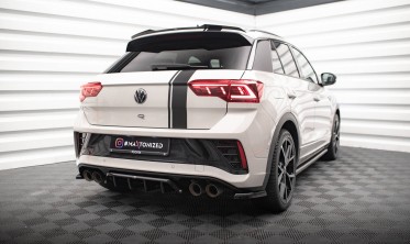 Центральний дифузор на задній бампер VW T-Roc Mk1 рестайл R версія фото