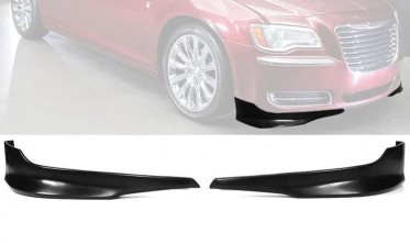 Бічні дифузори переднього бампера Chrysler 300 (2011-2014) ikon style фото