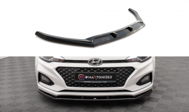 Тюнинговая накладка на передний бампер Hyundai I20 Mk2 рестайл фото
