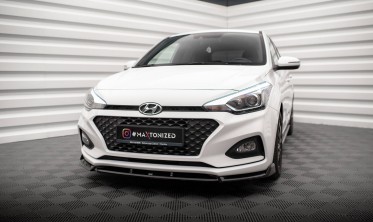 Нижняя накладка переднего бампера Hyundai I20 Mk2 послерестайл вер. 2 фото