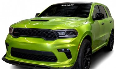 диффузор переднего бампера Dodge Durango (2021-2023) в стиле v3r фото