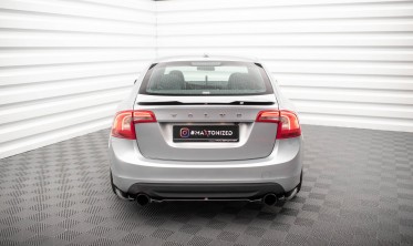 Центральная накладка на задний бампер Volvo S60 Mk2 версия R-Design фото