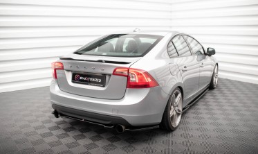 Бічні накладки на задній бампер Volvo S60 Mk2 версія R-Design фото