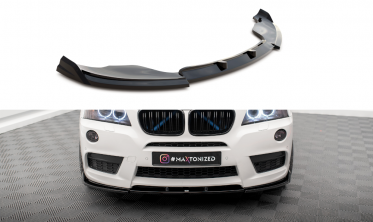 Тюнінгова накладка на передній бампер BMW X3 F25 M-Pack фото