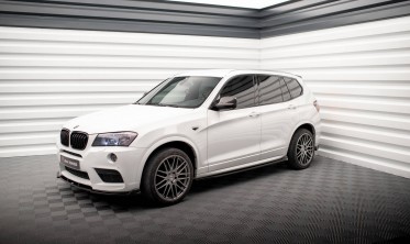 Боковые листвы (накладки) под пороги BMW X3 F25 версия M-Pack фото