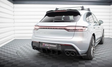 Центральная накладка на задний бампер Porsche Macan Mk1 рестайл 2 с 2021 года фото