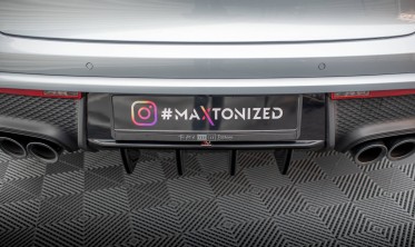 Центральная накладка на задний бампер Porsche Macan Mk1 рестайл 2 с 2021 года фото