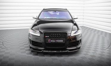 Нижня тюнінг під передній бампер Audi RS6 Avant C6 вер. 2 фото