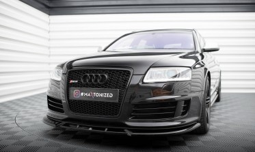 Нижня тюнінг під передній бампер Audi RS6 Avant C6 вер. 2 фото